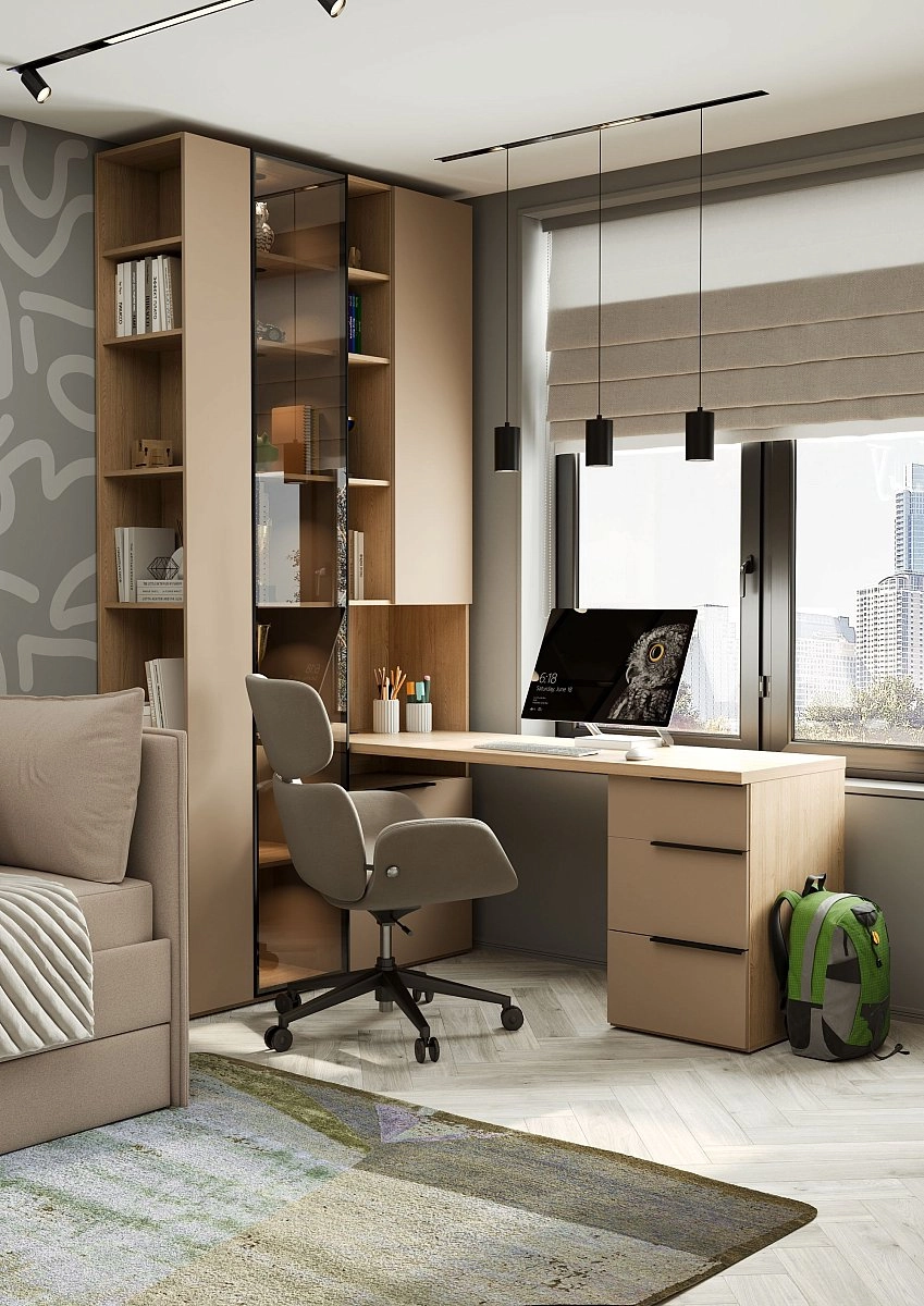 Стол письменный Next со стеллажом Стол письменный Next со стеллажом