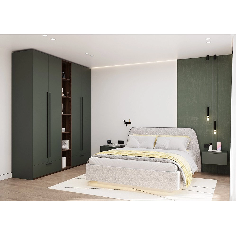 Кровать двуспальная 160х200 Alba с подъемным механизмом Кровать двуспальная 160х200 Alba с подъемным механизмом