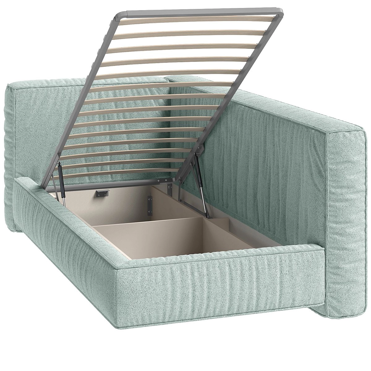 Кровать односпальная Brioche Premier угловая правая с подъемным механизмом 90х200 Кровать односпальная Brioche Premier угловая правая с подъемным механизмом 90х200