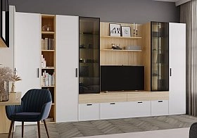 Шкаф одностворчатый Rimini белая Шкаф одностворчатый Rimini белая