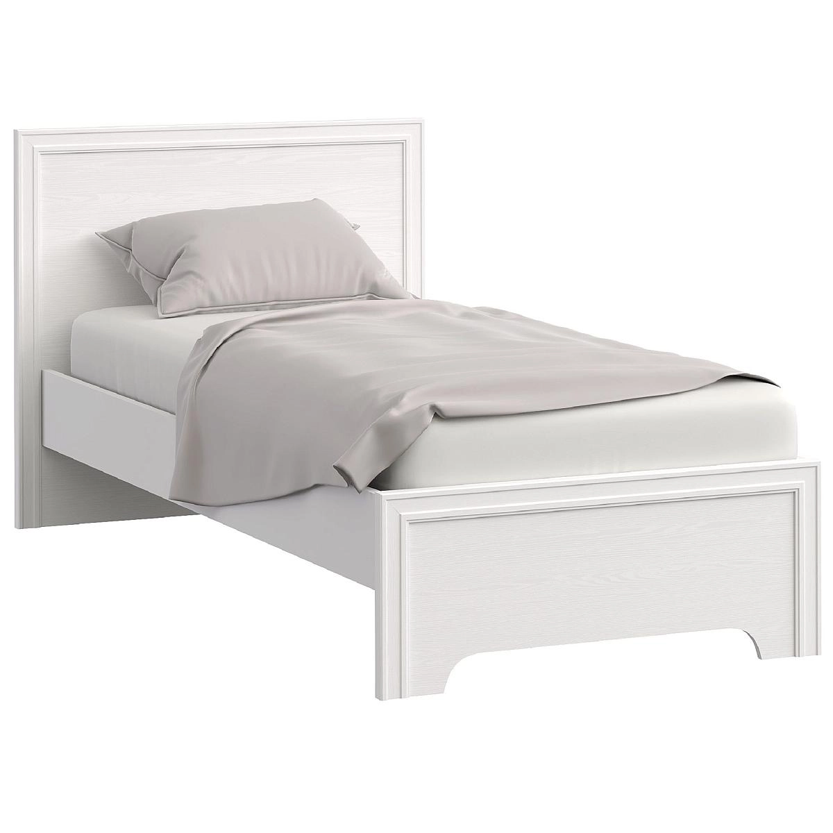 Кровать односпальная 90х200 Montreal белый Кровать односпальная 90х200 Montreal белый