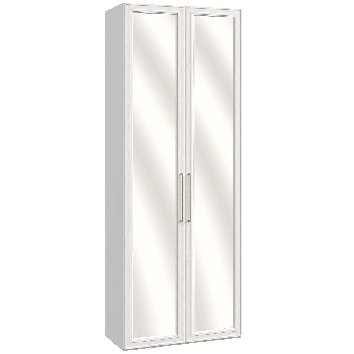 Шкаф двухстворчатый Montreal белый с зеркалами Шкаф двухстворчатый Montreal белый с зеркалами