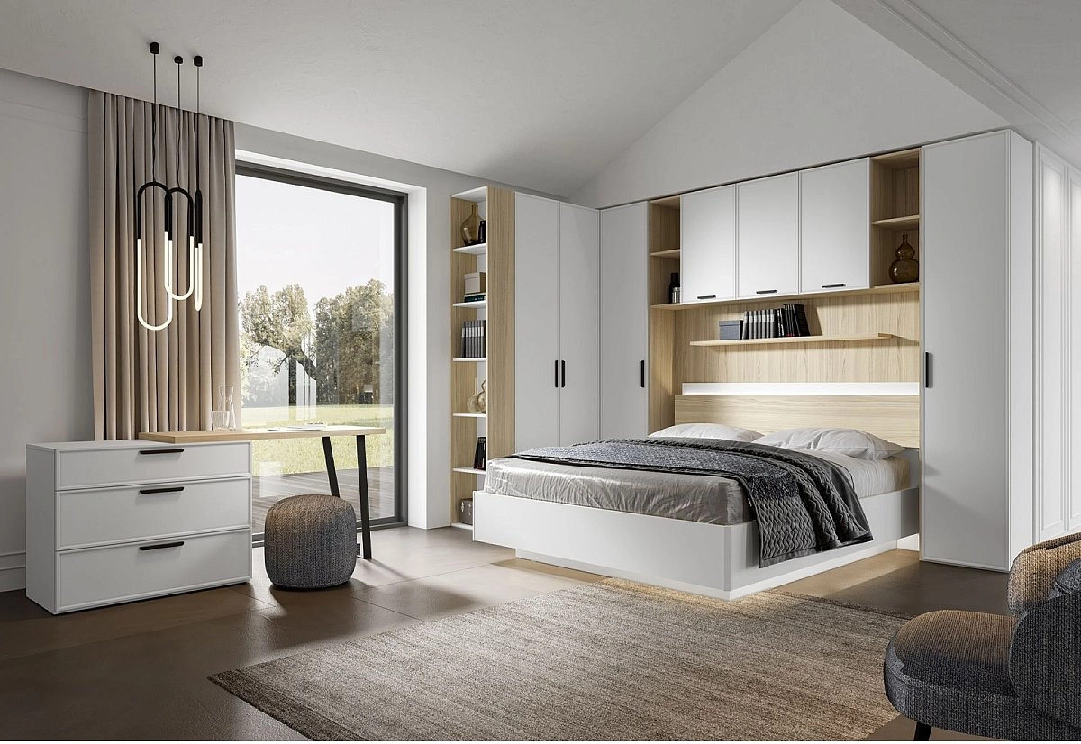 Шкаф одностворчатый Rimini белая Шкаф одностворчатый Rimini белая