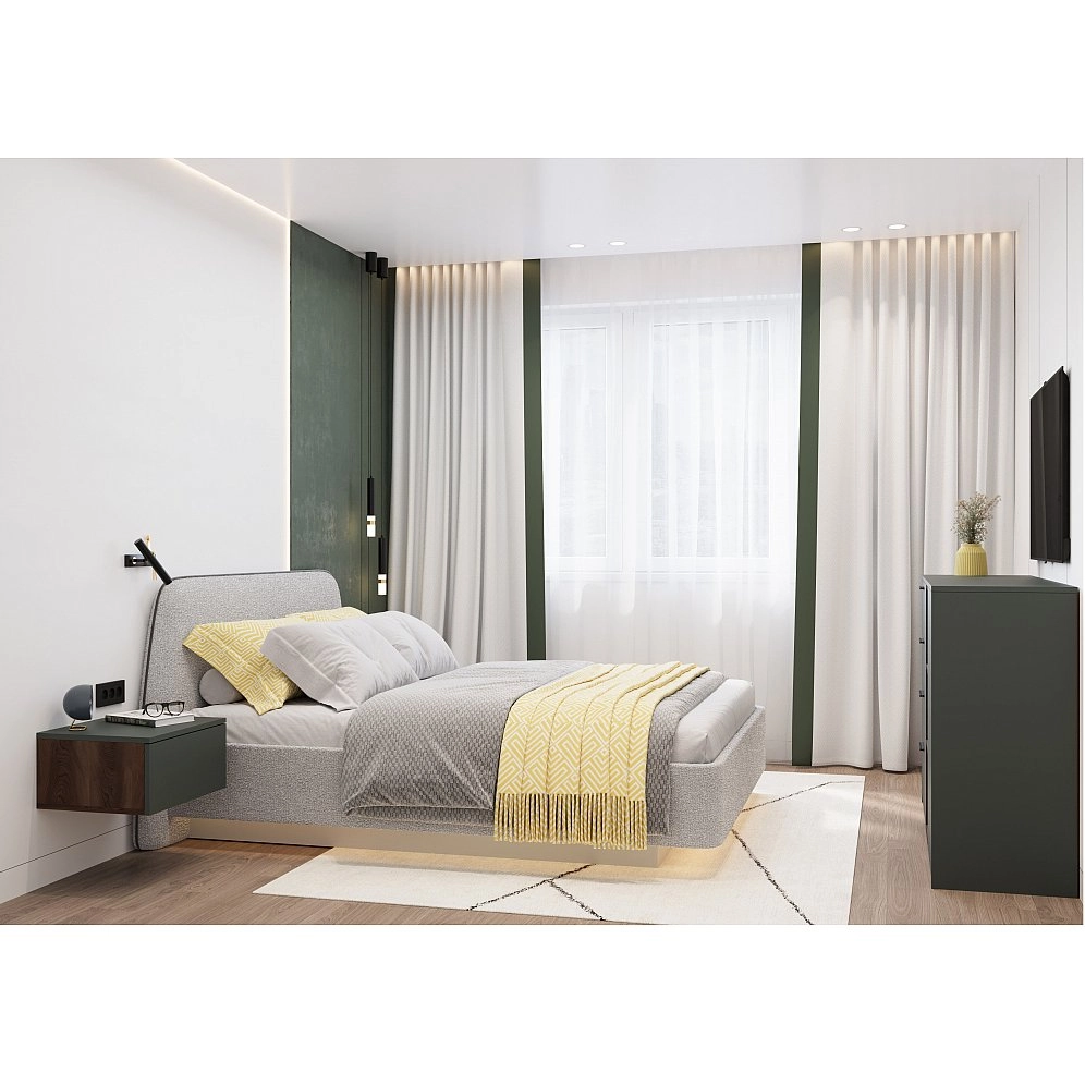 Кровать двуспальная 160х200 Alba с подъемным механизмом Кровать двуспальная 160х200 Alba с подъемным механизмом