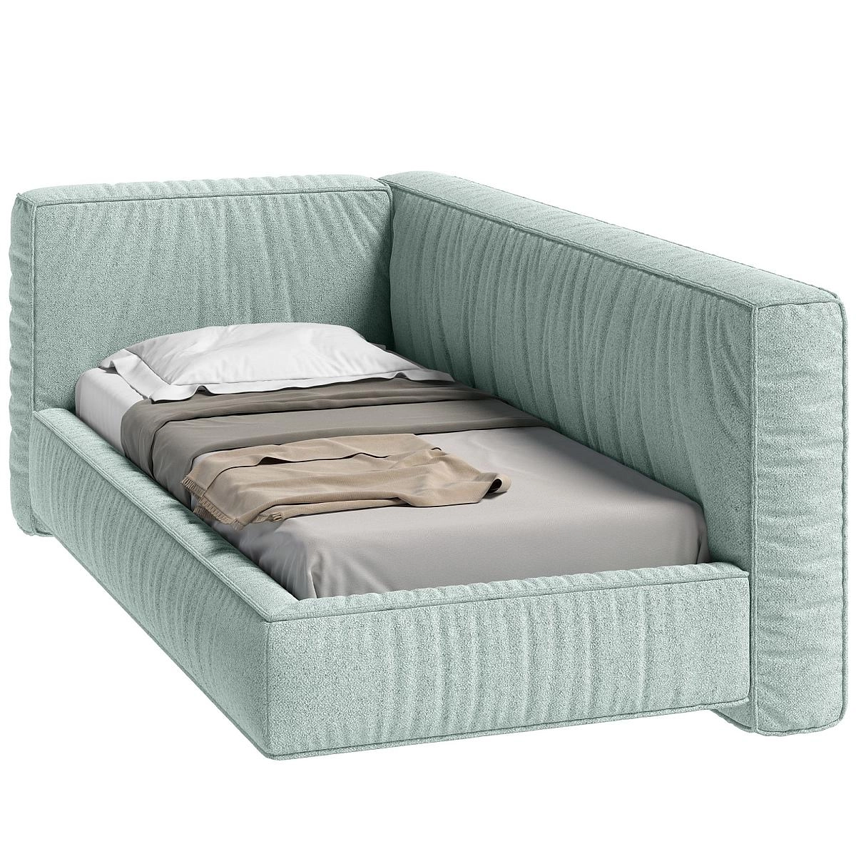 Кровать односпальная Brioche Premier угловая правая с подъемным механизмом 90х200 Кровать односпальная Brioche Premier угловая правая с подъемным механизмом 90х200