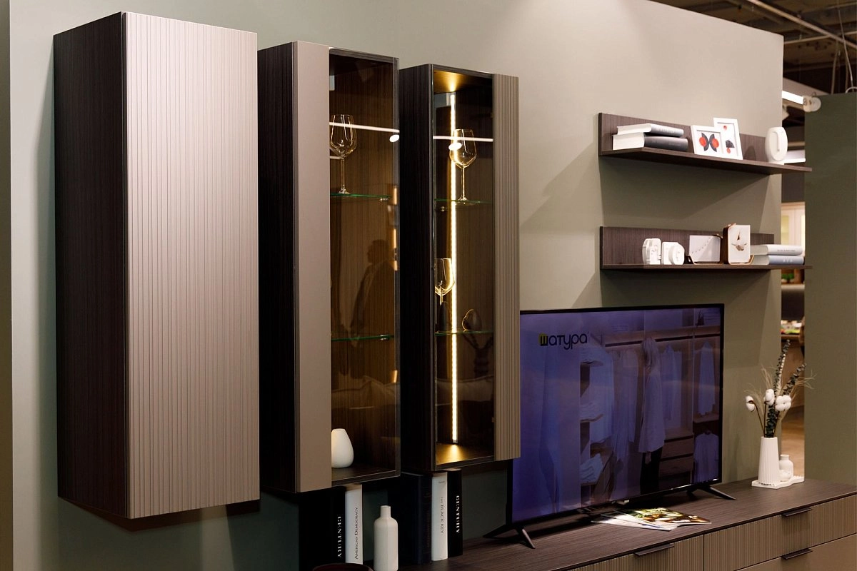 Полка навесная Soho графит Полка навесная Soho графит