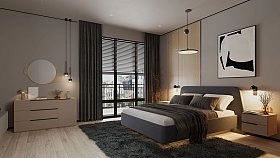 Кровать двуспальная 160х200 Porto с подъемным механизмом Кровать двуспальная 160х200 Porto с подъемным механизмом