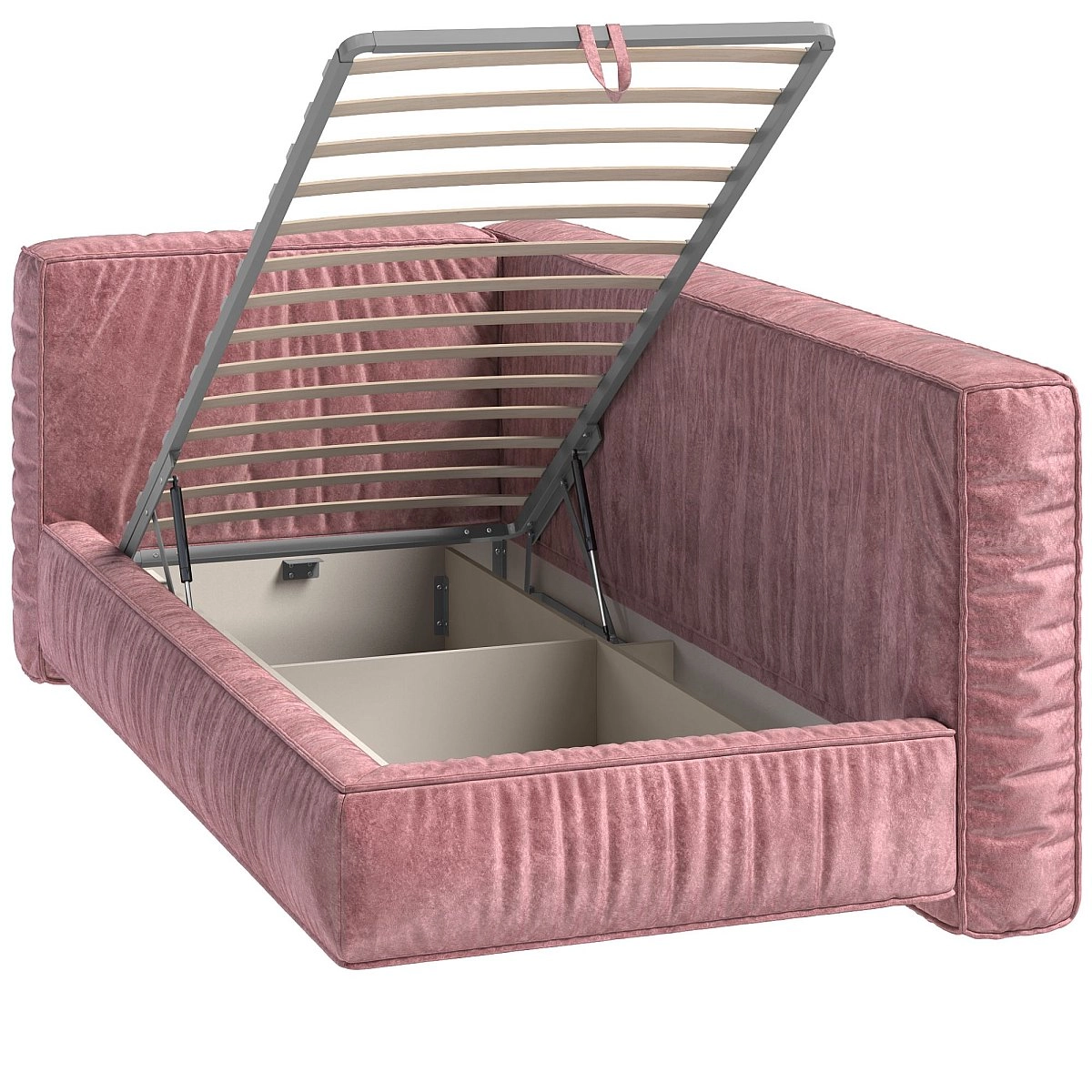 Кровать односпальная Brioche Basic угловая правая с подъемным механизмом 90х200 Кровать односпальная Brioche Basic угловая правая с подъемным механизмом 90х200