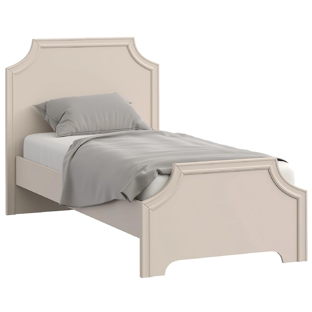 Кровать односпальная 90х200 Montreal беж Кровать односпальная 90х200 Montreal беж