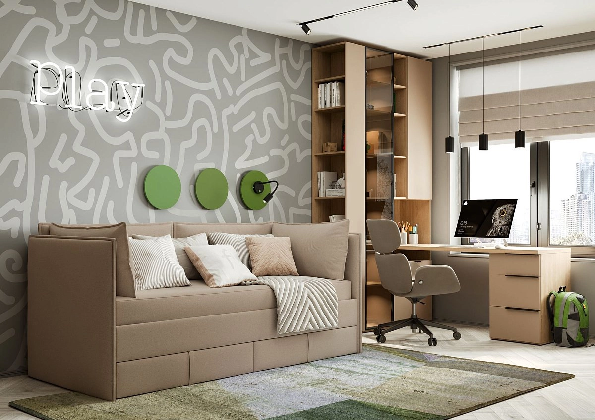 Стол письменный Next со стеллажом Стол письменный Next со стеллажом