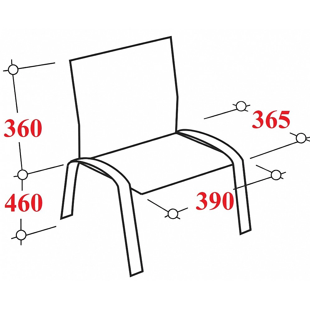 Стул Ичэйр РС42 каркас черный, к/з черный 201 Стул Ичэйр РС42 каркас черный, к/з черный 201