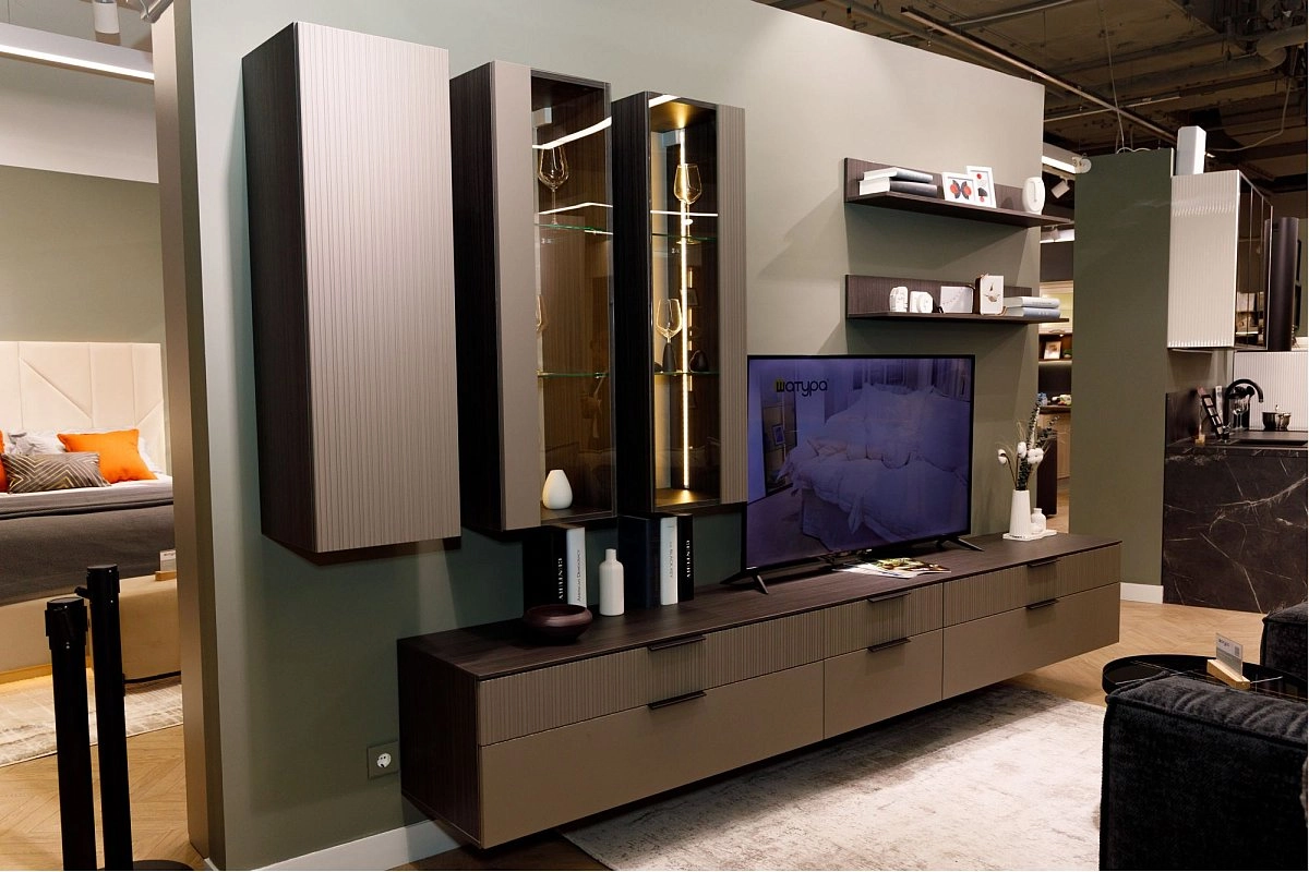 Полка навесная Soho графит Полка навесная Soho графит