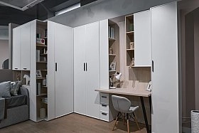 Шкаф одностворчатый Rimini белая Шкаф одностворчатый Rimini белая