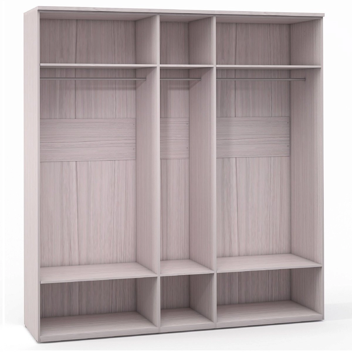 Шкаф пятистворчатый Flash светлый с зеркалами Шкаф пятистворчатый Flash светлый с зеркалами