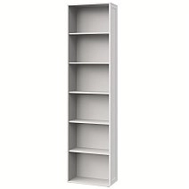 Стеллаж прямой Монреаль белый торцевой