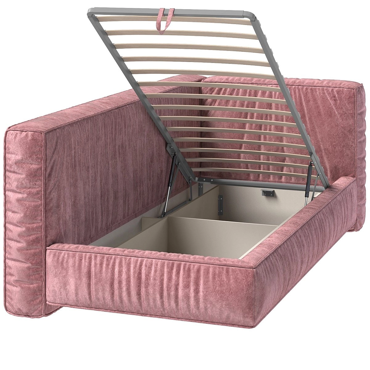 Кровать односпальная 90*200 Бриошь Базис угловая левая с подъемным механизмом