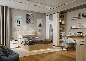 Шкаф одностворчатый Некст кристал