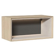 Тумба навесная под телевизор Alicante со светильниками