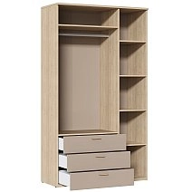 Шкаф трехстворчатый Алтея тауп