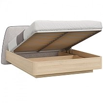 Кровать двуспальная 160х200 Alba с подъемным механизмом, основание щитовое