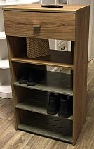 Тумба для обуви 1ящ., 3метал.полки (Дуб Катания)
