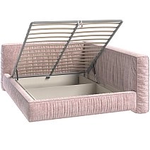 Кровать двуспальная Brioche Premier угловая правая с подъемным механизмом 160х200