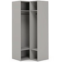 Шкаф угловой Монреаль серый