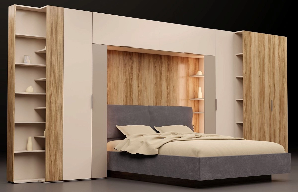 Секция для кровати Soho беж 160