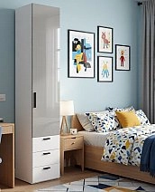 Шкаф одностворчатый Chelsea белая