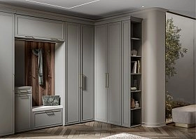 Шкаф двухстворчатый Montreal серый