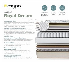 Матрас двуспальный Dream royal 180х195