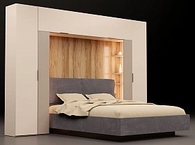 Секция для кровати Soho беж 160