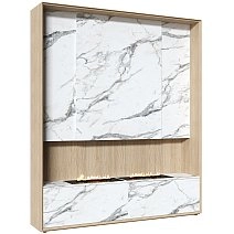 Секция для телевизора Alicante с каминами