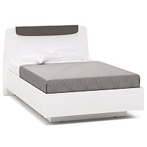 Кровать полутороспальная Soho белая 120х200