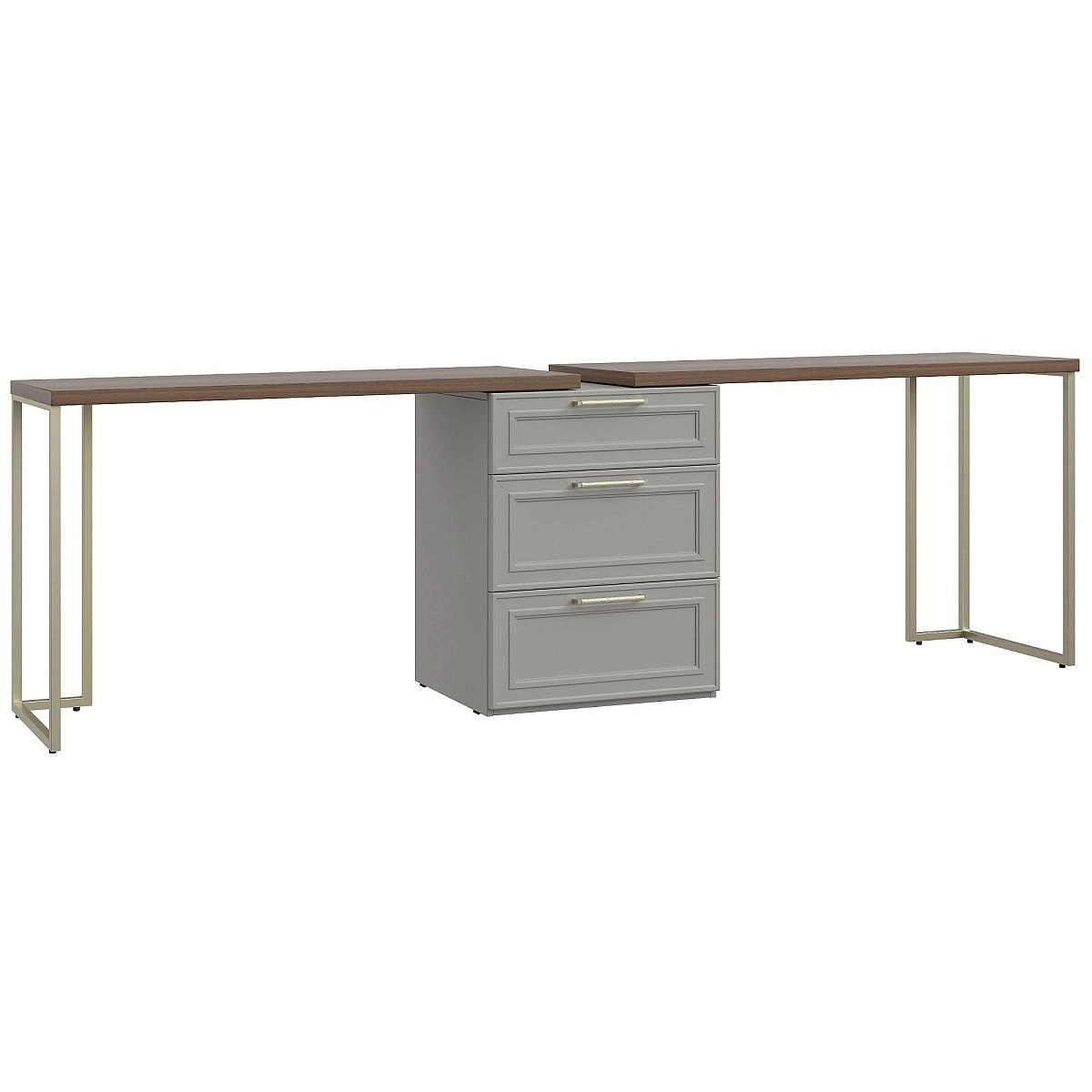 Комод Montreal серый с двумя столами