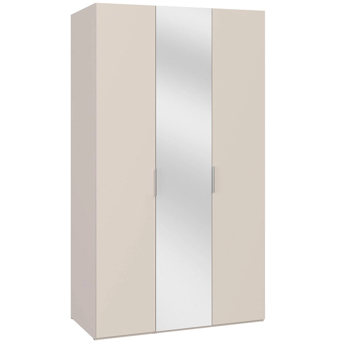 Шкаф трехстворчатый Сохо беж с зеркалом