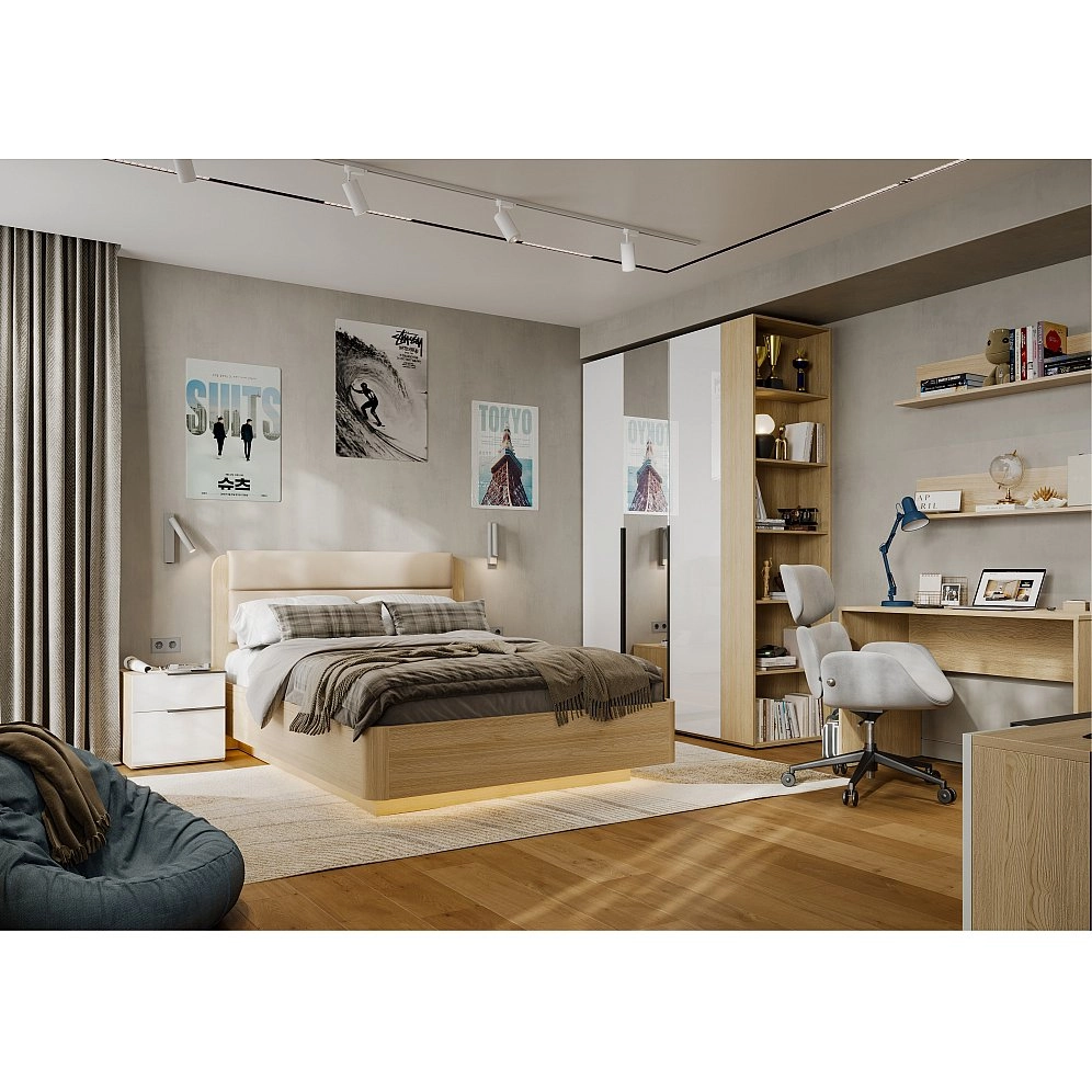 Тумба прикроватная Next crystal