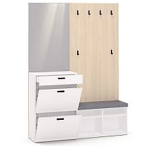 Комплект для прихожей Rimini белая №15