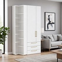 Стеллаж угловой Soho белая