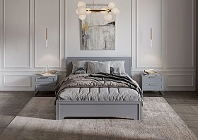 Кровать 2сп. c прям.спинками (1800)+2ящика G99