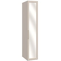 Шкаф одностворчатый Монреаль беж с зеркалом