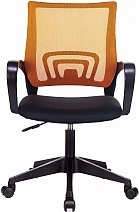 Кресло VB_Echair-396 (LT) сетка/ткань оранжевый пластик