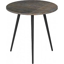 Стол журнальный Рикон Страйп, ножки черные