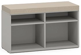 Тумба для обуви 1дв.откидная, Saga Latte дл.770
