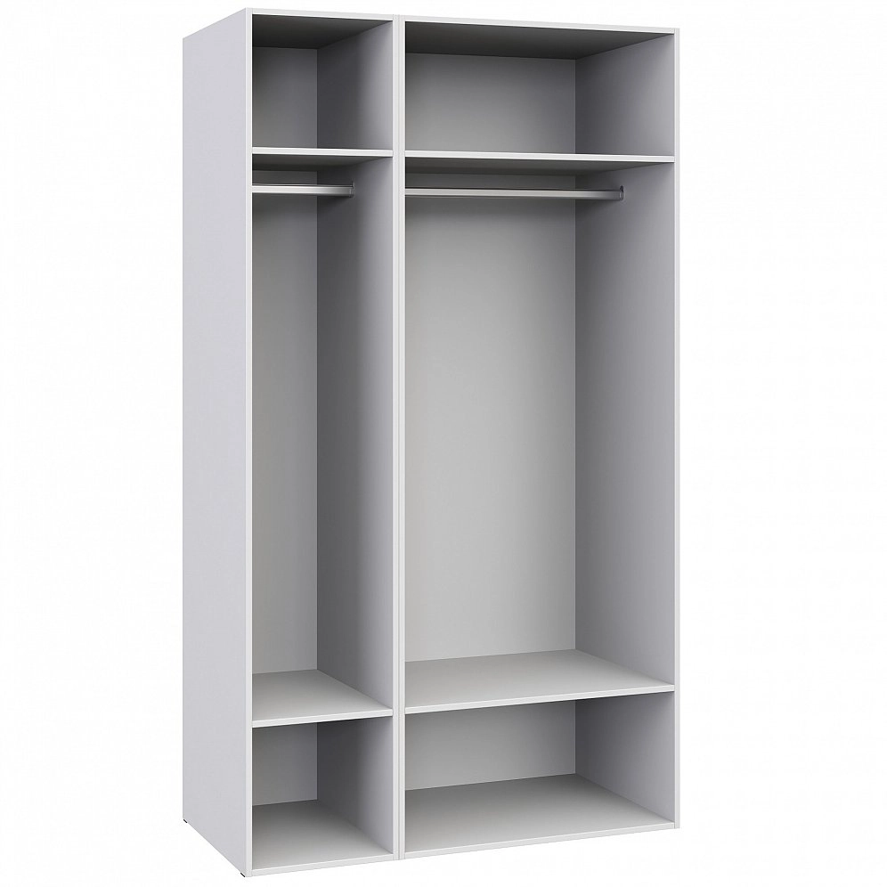 Шкаф трехстворчатый Soho белая с зеркалом