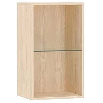 Секция навесная 1дв.стек., стек.полка в.766+свет.JJ13