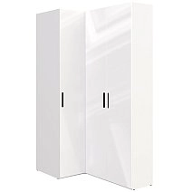 Шкаф угловой Chelsea белая