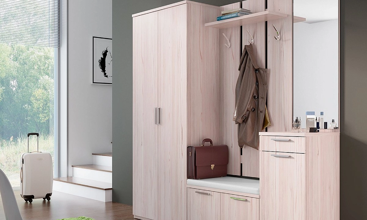 Шкаф двухстворчатый Flash светлый,Rimini Flash