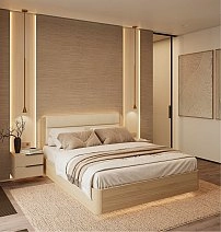 Кровать полутораспальная 140х200 Next,Nicole с подъемным механизмом