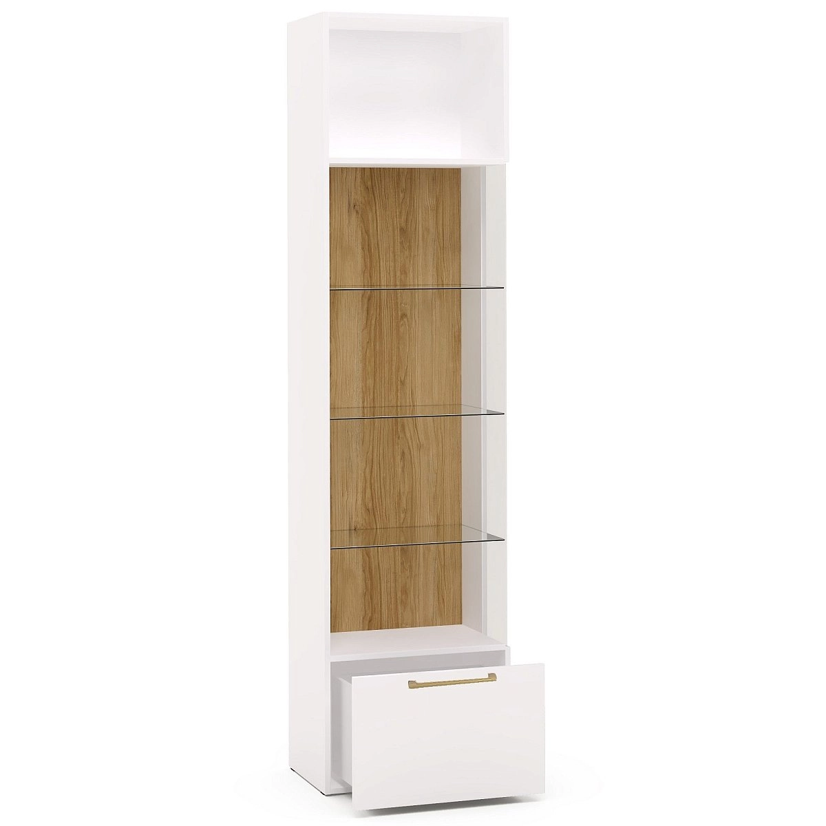 Шкаф-витрина правый в.2326 (др.ручки)